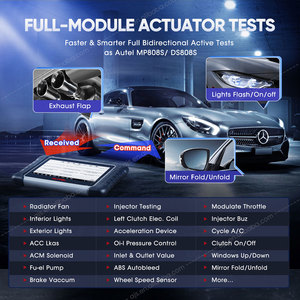 MaxiCom MK808BT PRO OBD2 : Scanner de diagnostic automobile pour toutes les voitures, outil de diagnostic de véhicule Altar MK808 MX808 MaxiCOM MK808BT PRO Au - Product Image 1