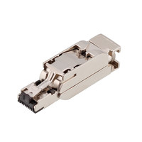 Prise modulaire Cat6a connecteur RJ45 étanche IP20 installation rapide et facile sur le terrain prise entièrement métallique