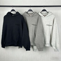 Nouveau sweat à capuche 2026 personnalisable avec logo, pull-over de haute qualité, design épaules tombantes, grammage lourd, unisexe, couleur unie, polaire d'hiver avec poche