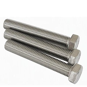 Perno Hexagonal de Acero al Carbono Galvanizado en Zinc, Fabricación Personalizada al por Mayor, DIN933, Grado 4.8 8.8, con Marca CE, para Equipos Pesados, Servicio OEM - Product Image 1