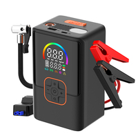Démarreur de saut multifonctionnel sans fil portable avec lumière LED et gonfleur de pneu à fonction intelligente pour usage personnel et camion