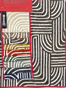 Tela Jacquard Lisa Tejida <span class=keywords><strong>BRAVAIS</strong></span>, 100% Poliéster, Ignífuga, para Sofás, Cojines, Artículos para Mascotas - Product Image 1