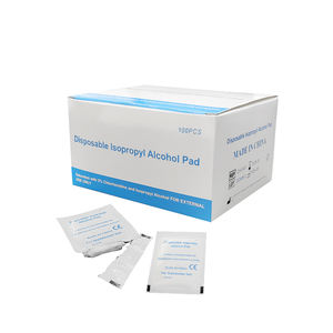 Kustom OEM secara individu dibungkus perlengkapan medis disinfektan kulit sekali pakai 70% IPA alkohol antiseptik persiapan Pad - Product Image 2