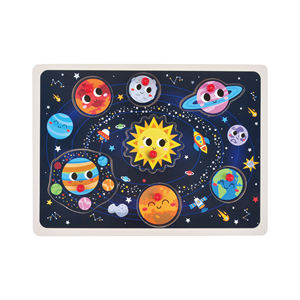 나무 공학 차량 퍼즐 장난감 어린이 퍼즐 장난감, 조기 교육 - Product Image 6