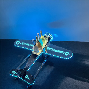 Richshining tùy chỉnh Champagne Cocktail chai dịch vụ glorifier máy bay thiết kế công suất lớn LED chai tàu sân bay thuyết trình - Product Image 3