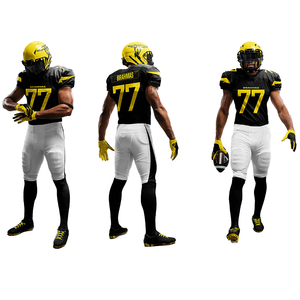 Yeni tasarım amerikan futbol forması özel tasarım kendi süblimasyon ekibi gençlik amerikan futbolu formaları - Product Image 4