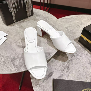 Latest Luxury Designer Red Bottom Heeled Slippers High Quality Elegant Daily Wear Women's <b>Clogs</b> & Mules - Product Image 4