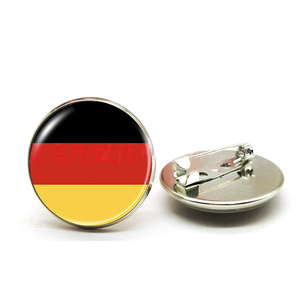 Broche ronde en métal électro-plaqué avec drapeau de 32 pays pour le football mondial <span class=keywords><strong>2022</strong></span>, badge, épingle à vêtements, vente en gros - Product Image 3