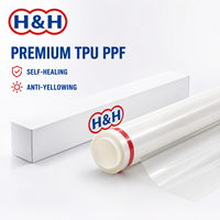Film de protection de peinture de voiture en TPU souple transparent facile à installer avec de bonnes performances globales Fonction de changement de couleur non jaunissante