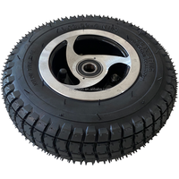 NSPM7039 vente en gros 9*3.50-4 10 pouces scooter électrique route 4 pouces jantes en alliage moyeu Go Kart Mini Quad outil de remorque voiture pneu roue