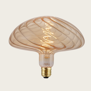Bombilla LED retro Edison E27, 4W equivalente a 60W, forma irregular, adecuada para iluminación decorativa en patios <span class=keywords><strong>de</strong></span> restaurantes. - Product Image 1