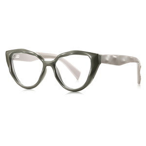 Montures de lunettes papillon TR90 pour femme, design de marque, grandes montures ondulées, pour <span class=keywords><strong>myopie</strong></span>, optiques - Product Image 2