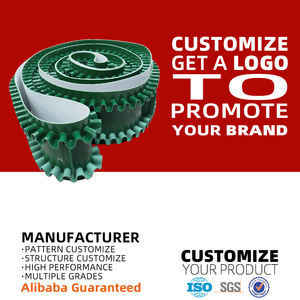 Bande transporteuse en <span class=keywords><strong>PVC</strong></span> à surface rugueuse industrielle verte de haute qualité de 6.0mm - Product Image 2