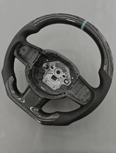 Volvo <span class=keywords><strong>XC</strong></span> 40 S90 S60 V60 <span class=keywords><strong>V90</strong></span> S40 V40 XC60 XC40 XC90 Modification du volant en fibre de carbone avec matériau en cuir Accessoire de voiture - Product Image 2