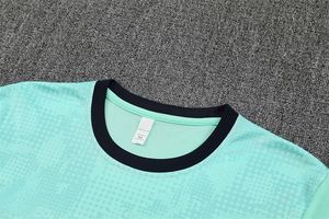 เสื้อฟุตบอลฤดูร้อน พิมพ์ชื่อทีมตามสั่ง แขนสั้น ระบายอากาศได้ดี ผลิตจากโพลีเอสเตอร์/ไนลอน แห้งเร็ว คอกลม ใส่ได้ทั้งชายและหญิง ไซส์ 25/26 - Product Image 2