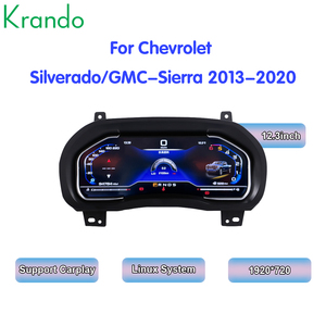 Krando 12.3 inch LCD Bảng điều khiển cho Chevrolet Silverado GMC Sierra 2013-2020 xe kỹ thuật số cụm ảo buồng lái Bảng điều khiển - Product Image 2