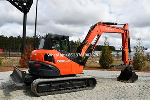 Mini-excavatrices d'occasion Kubota KX080-4 d'origine japonaise, 6,6 tonnes, sur chenilles, de bonne qualité, en vente à prix réduit - Product Image 4