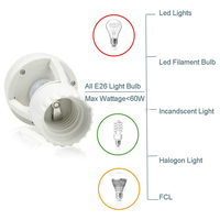 E27 110V/240V PIR inducción Sensor de movimiento infrarrojo portalámparas de plástico soporte de bombilla de techo estilo tornillo Detector de movimiento