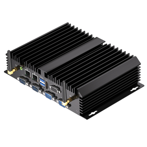 Hot bán giá rẻ tùy chỉnh mini công nghiệp PC Intel Core I7 i5 i3 6 Com Dual Lan Linux nhúng PC không quạt Ops 12V HDD cứng mới - Product Image 5