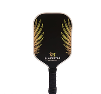 Raquette de pickleball durable en fibre de carbone originale 12K, grain tissé pressé à chaud, 16 mm, pour différents joueurs