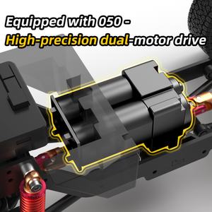 Voiture télécommandée Hg4-211 1/16 avec texture métallique, simulation Fj40, jouet pour enfants avec treuil, cadeau de Noël, idéale pour les débutants - Product Image 6