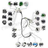 Faisceau de câblage moteur OBD1 compatible avec les moteurs Honda B16 B18 D16, câble de modification du moteur