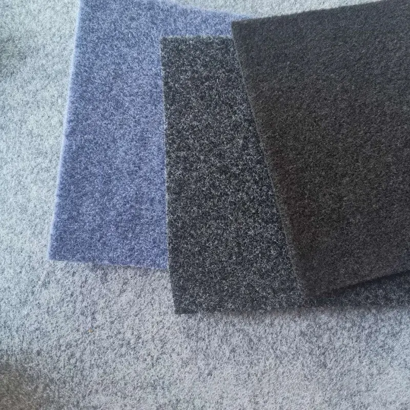 Tela de lana corta para alfombra de coche, no tejida, densificada, cepillada