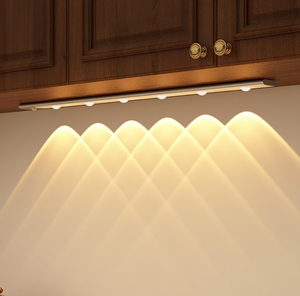 Smart <b>Sensor</b> Under Cabinet <b>Light</b> <b>LED</b> Night <b>Light</b> Easy Installation Living Room Bedroom Kitchen Cabinet Lighting - Product Image 4