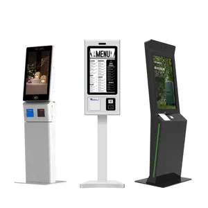 32 Inch Free Floor standing all-in-one cash register cashier interactive self service information payment Digital Signage