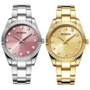 Reloj de Pulsera Besseron 2025 Deportivo de Cuarzo con Diamantes de Moda, Diseño de Esfera Especial Personalizado, Elegante Reloj de Acero Inoxidable para Mujer, Regalo Empresarial - Product Image 6