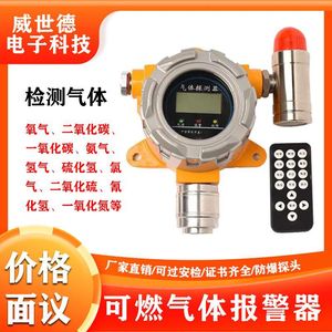 Detector de Gas 0-100ppm Tipo Fijo con Control Remoto para Gases Inflamables - Product Image 5