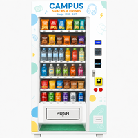 Máquina Expendedora Refrigerada Inteligente Comercial para Alimentos y Bebidas Envasadas