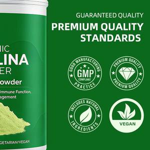 Poudre de superaliments de marque privée pour adulte stimuler la fonction immunitaire promouvoir la santé intestinale poudre de spiruline biologique - Product Image 5