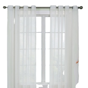 ¡Novedad de 2025! Cortinas ignífugas AY, cortina de tela personalizada, cortina de gasa, cortinas de Hotel, ventana francesa de poliéster - Product Image 3