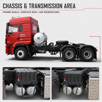 Camion tracteur SHACMAN M3000S 6x4 Euro 4 450HP d'occasion avec moteur Weichai pour le transport de marchandises longue distance, tracteur Shacman 6*4 /8*4