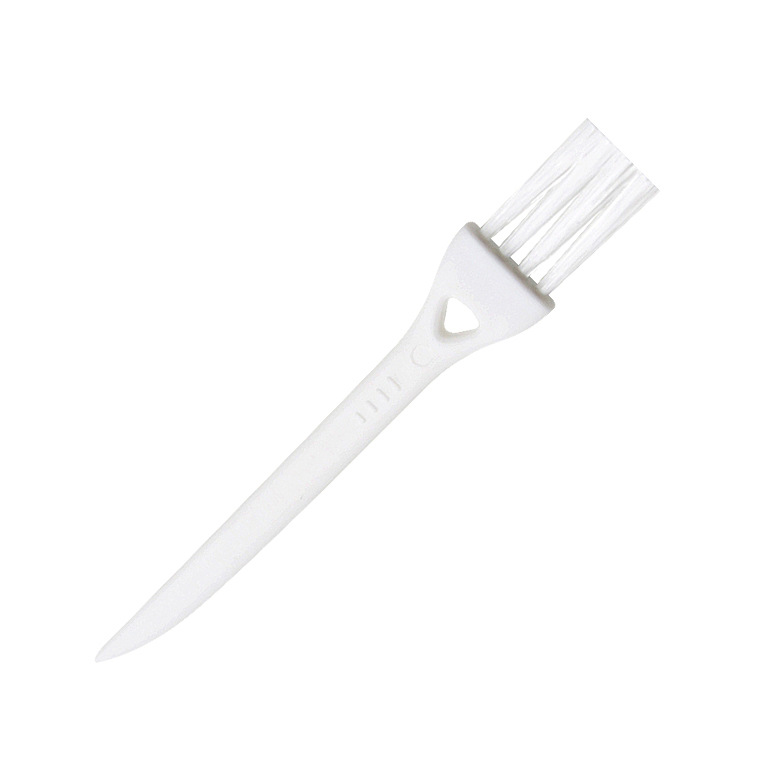 White Handle With White Hairbrush