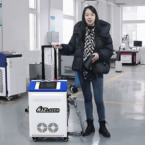 Mesin pembersih <span class=keywords><strong>Laser</strong></span> denyut panjang gelombang 1064nm, 200w 300w 500w untuk membersihkan cat karat, lapisan kotoran minyak - Product Image 5