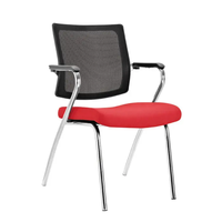 Tables et chaises de formation modernes en maille pour salles de conférence, chaise de formation de bureau, chaise d'étudiant avec tablette – Vente en gros