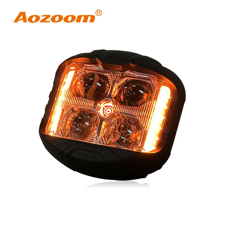 Aozoom 5 Inch 12V 80W 5500K Ip67 Offroad 4X4 Rgb Spotlights Dual-Beam Off Road Led Driving Light Off-Road Extra Led Lamp