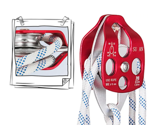 Puleggia in lega di alluminio puleggia 32kN grande per industria pesante - Product Image 5