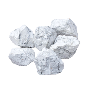 Pietra Grezza Naturale di Howlite Bianca, Cristallo Diffusore, Decorazione per Acquario, Artigianato Fai-da-Te, Gemma Curativa, Lotto all'Ingrosso, Regalo - Product Image 1