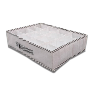 Moderno de gran capacidad 35X27X9Cm PPNW plegable juguete y cajas de almacenamiento de lavandería forma rectangular para uso multiusos - Product Image 1