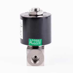 Yuyao Yongchuang Solenoid Valve 220V AC Stainless Steel Direct Acting For Air Compressor Injection Molding Machine - Product Image 1