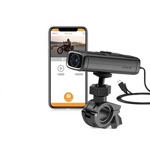 <span class=keywords><strong>Cam</strong></span>éra de tableau de bord <span class=keywords><strong>moto</strong></span> transfrontalière 1440P HD 2K 170° DC12V Anti-tremblement Étanche WIFI Fixation guidon ou <span class=keywords><strong>casque</strong></span> 365 jours - Product Image 1
