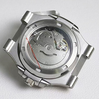 Montre de sport pour homme en acier inoxydable, mouvement Miyota 8215, écologique, étanche 5 ATM, aiguille de plongée, mécanique, 40 mm
