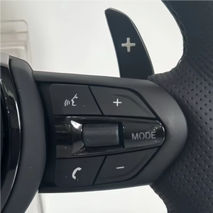 Volant sport en cuir de qualité supérieure pour BMW, pour les modèles Série 3 F10/F30/F90/F01/F12/M3/M6/E90/Z4/X1/X6, modèle <span class=keywords><strong>TN3</strong></span> - Product Image 5