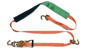 रेस कार ट्रेलर के लिए कस्टम 2 'x 8' ब्लैक एक्सल स्ट्रैप्स 'ब्लैक एक्सल स्ट्रैप' - Product Image 2