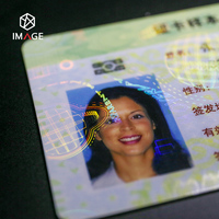 Carte d'Identité Gouvernementale en PVC/PETG/PET avec Puce RFID et Hologramme de Sécurité