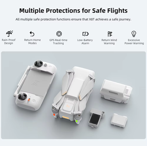 FIMI X8T V640 Dron profesional 4K GPS con imagen térmica de 3 ejes UAV Quadcopter 4K Cámara Control remoto FIMI X8T Drones - Product Image 3