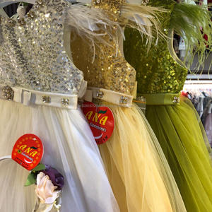 Robe de soirée pour filles, en paillettes, avec bandeau, tenue fantaisie, nouveau design, à la mode, - Product Image 6